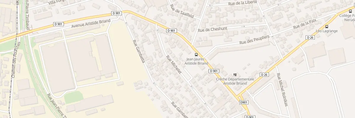 Plan du 34 Rue Michelet à Stains