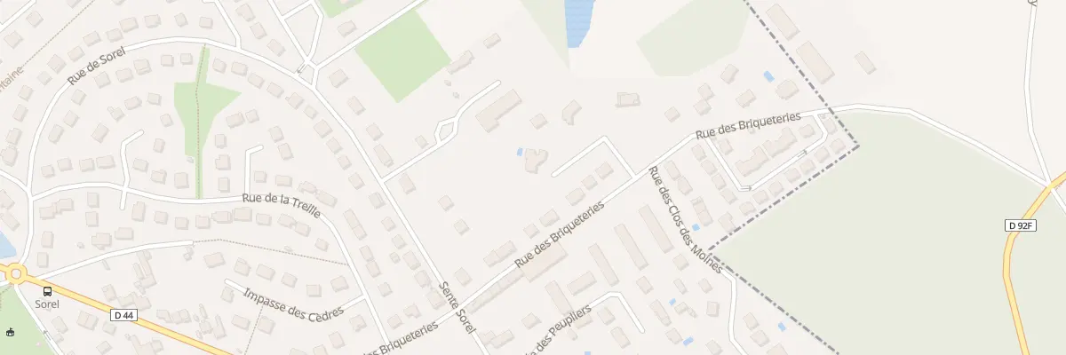 Plan du 33B Rue des Briqueteries à Précy-sur-Oise