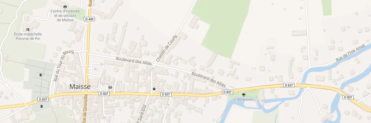 Plan du 16 Bd des Alliés à Maisse