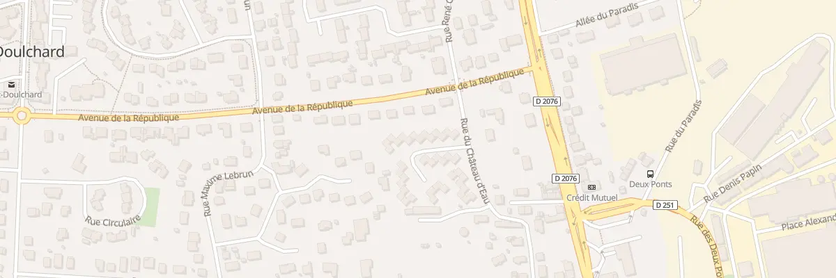 Plan du 8 Rue des Tamaris à Saint-Doulchard