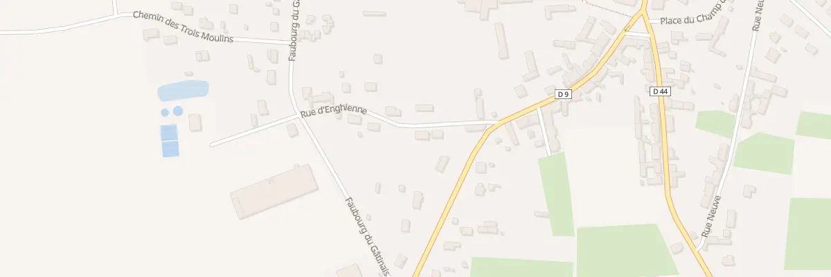 Plan du 3 Rue d’Enghienne à Boiscommun
