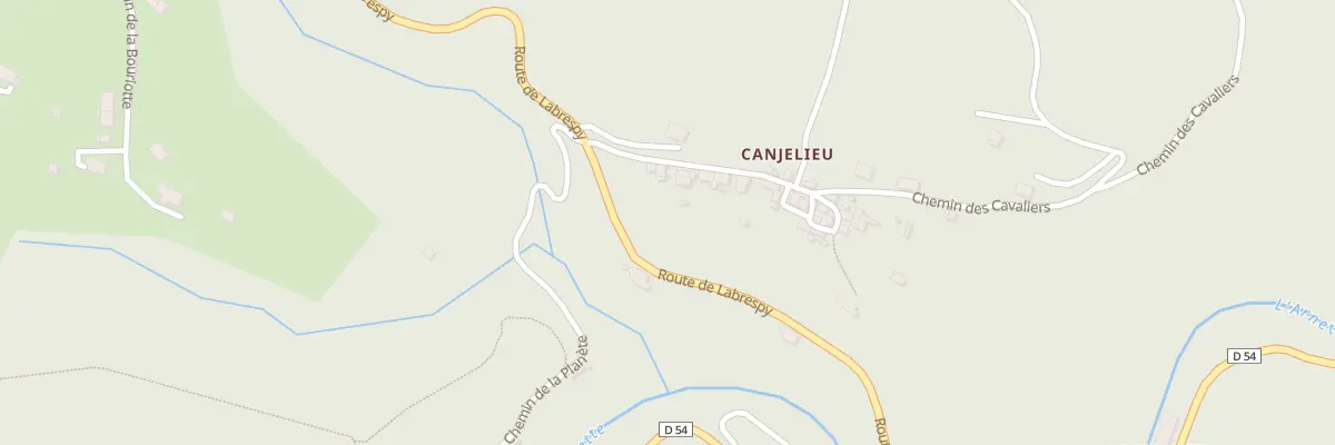 Plan du 6 Rte de Canjelieu à Mazamet
