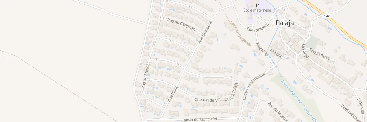 Plan du 19 Rue Merlot à Palaja