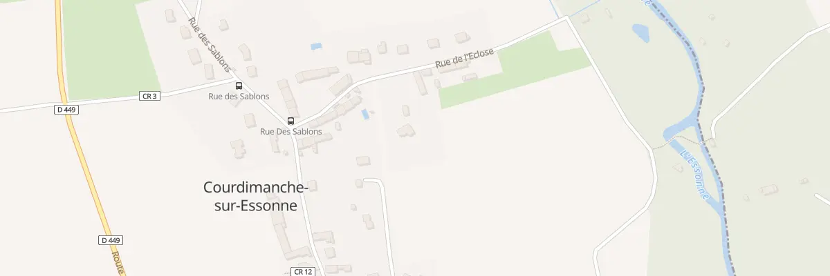 Plan du 12 Rue de l’Eclose à Courdimanche-sur-Essonne