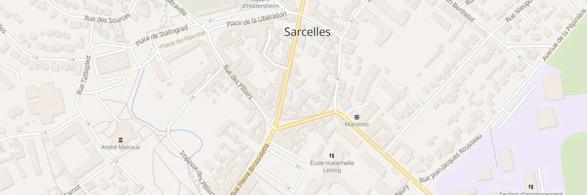 Plan du 102B Rue Pierre Brossolette à Sarcelles