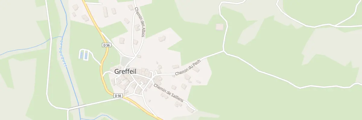 Plan du 7 Che du Pech à Greffeil
