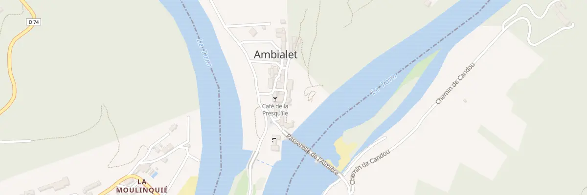 Plan du 6 Sen de l’Escalette à Ambialet