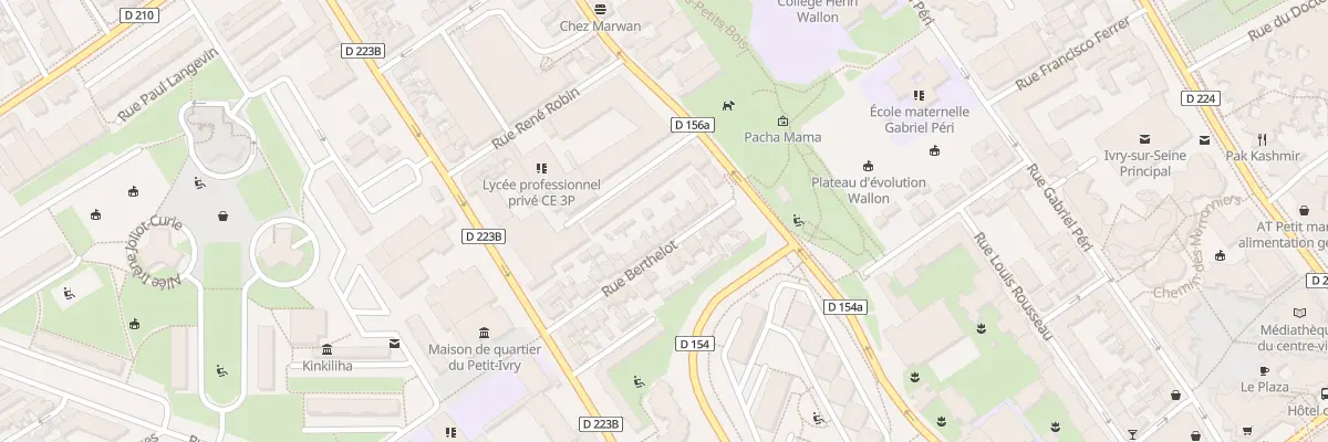 Plan du 10 Rue Berthelot à Ivry-sur-Seine