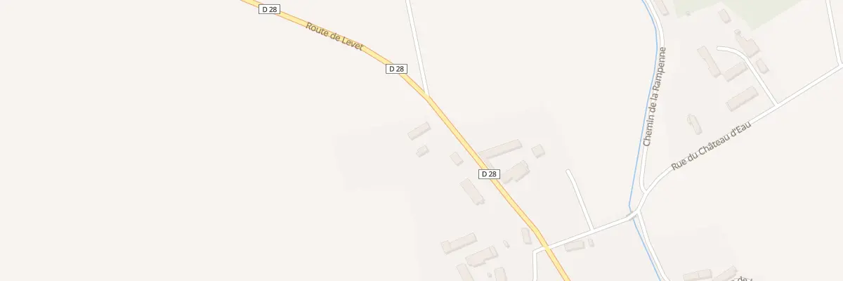 Plan du 2 Rte de Levet à Lissay-Lochy