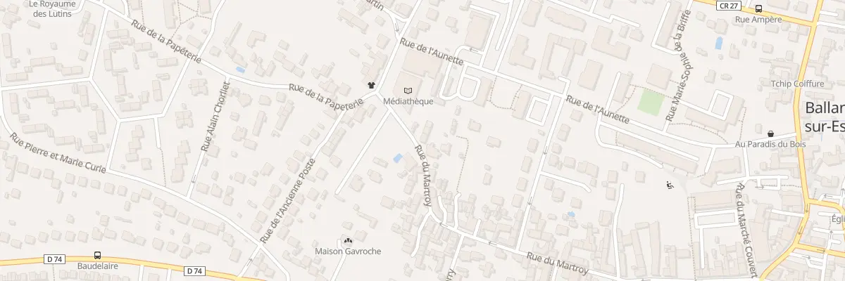 Plan du 66 Rue du Martroy à Ballancourt-sur-Essonne