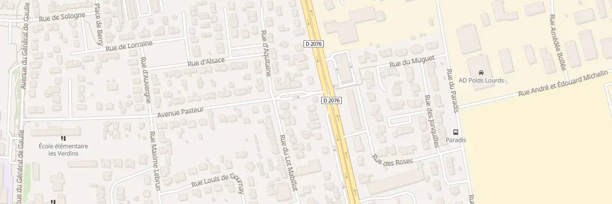 Plan du 109 Rte d’Orléans à Saint-Doulchard