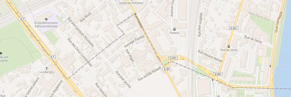 Plan du 9 Rue Pasteur à Viry-Châtillon