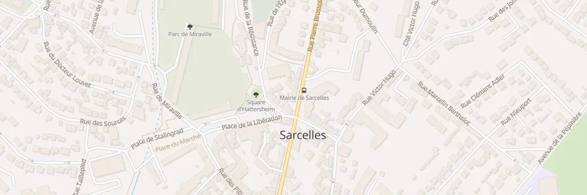 Plan du 141 Rue Pierre Brossolette à Sarcelles