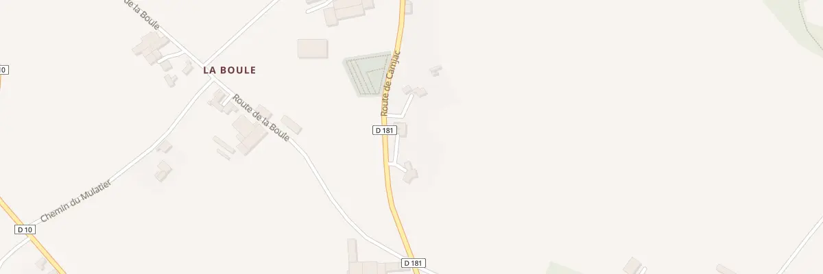 Plan du 6305 La Combe à Camjac
