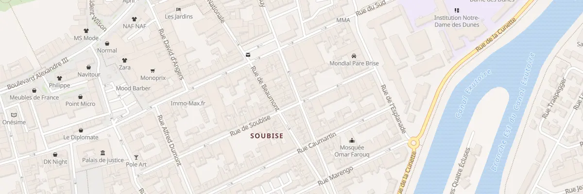 Plan du 18 Rue de Sechelles à Dunkerque
