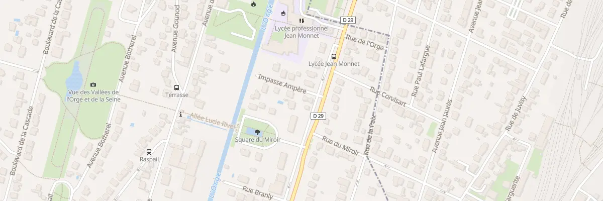 Plan du 3 Imp Ampere à Juvisy-sur-Orge