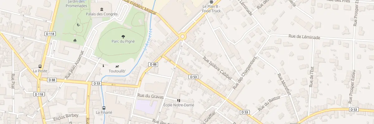 Plan du 9 Rue de la Finarié à Mazamet
