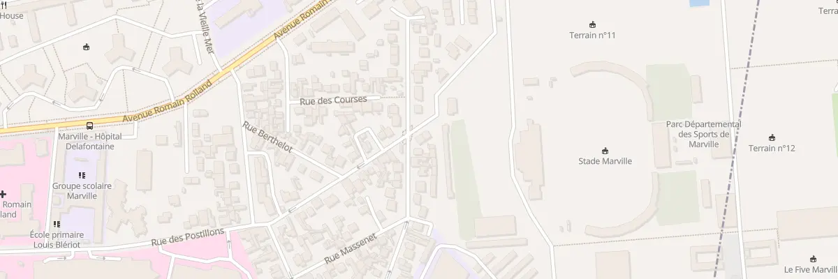 Plan du 70 Rue J J Rousseau à Saint-Denis