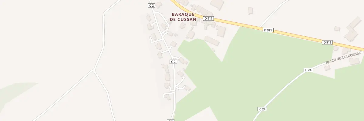 Plan du 255 Rte de l’Issanchou à Boussac