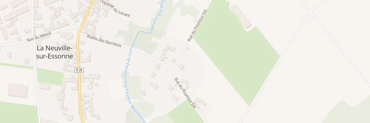 Plan du 99 Rue du Pourtour Est à La Neuville-sur-Essonne