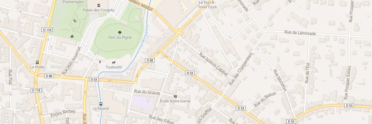 Plan du 11 Rue de la Finarié à Mazamet