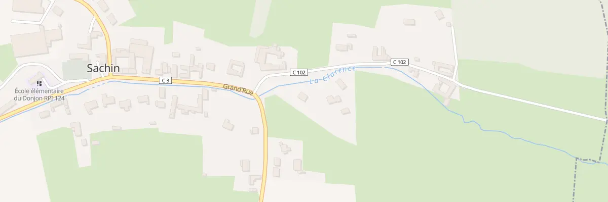 Plan du 60 Rue des Avesnes à Sachin