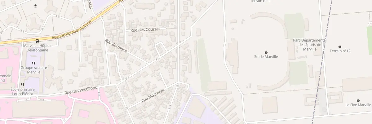 Plan du 64 Rue J J Rousseau à Saint-Denis