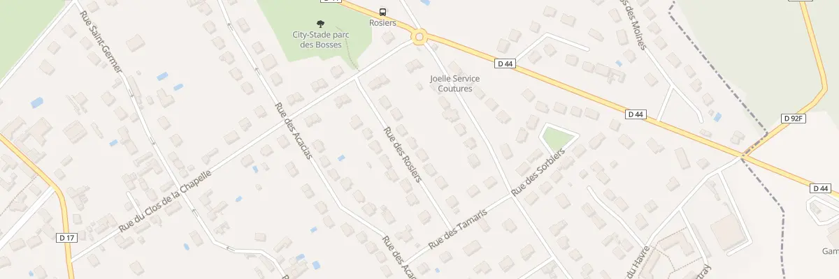 Plan du 8 Rue des Rosiers à Précy-sur-Oise