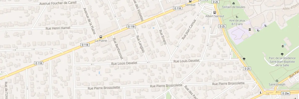 Plan du 6 Rue Langlais à Athis-Mons