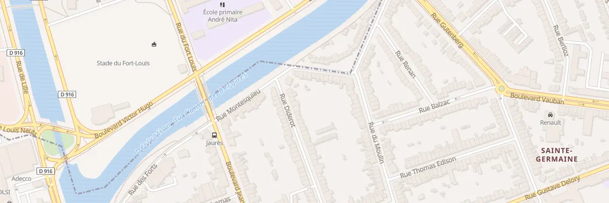 Plan du 49 Rue Diderot à Coudekerque-Branche
