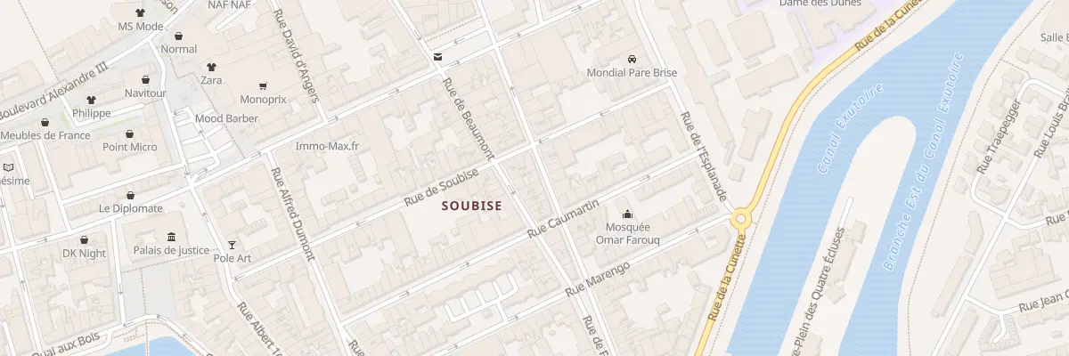 Plan du 24 Rue de Sechelles à Dunkerque