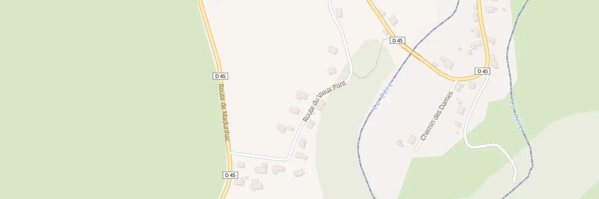 Plan du 11 Rte du Vieux Pont à Roannes-Saint-Mary