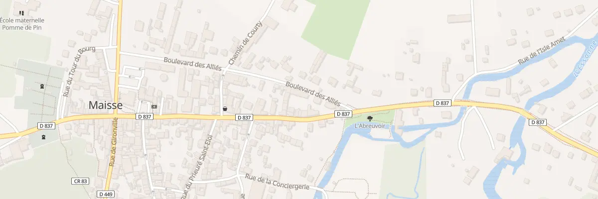 Plan du 7 Bd des Alliés à Maisse