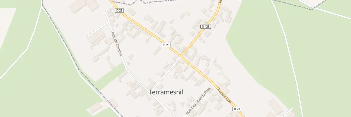 Plan du 28 Gr Grande Rue à Terramesnil