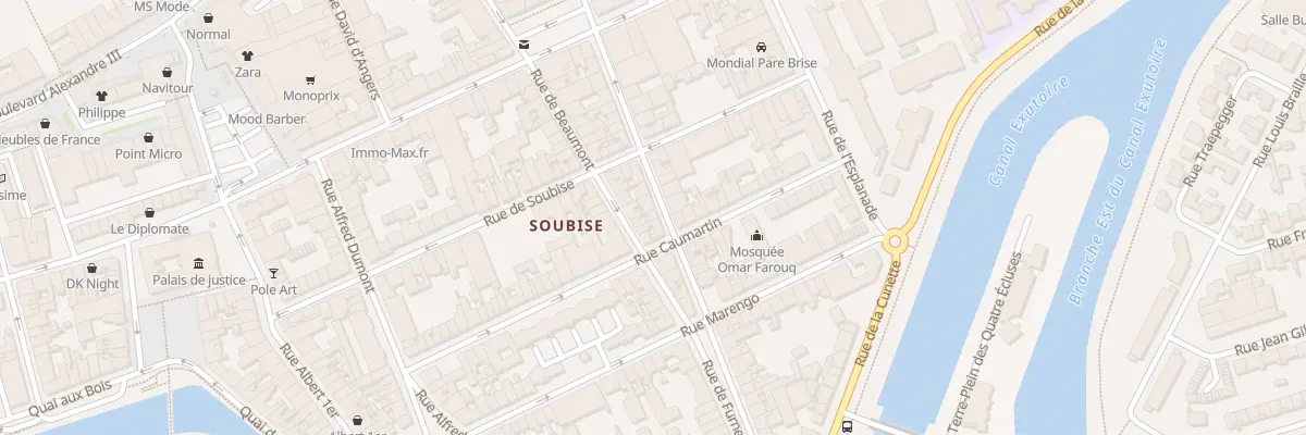 Plan du 28 Rue de Sechelles à Dunkerque