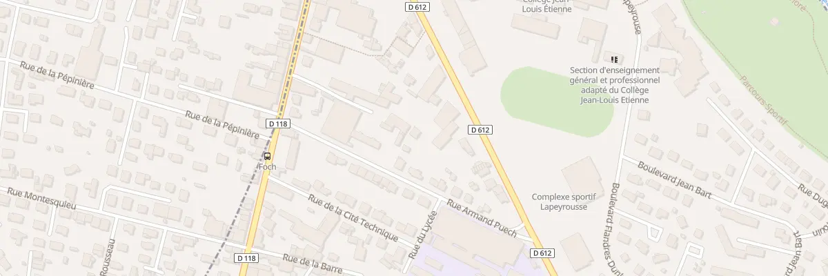 Plan du 9 Rue Armand Puech à Mazamet