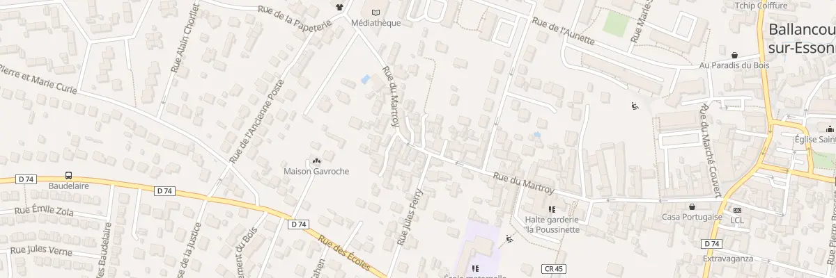 Plan du 56 Rue du Martroy à Ballancourt-sur-Essonne