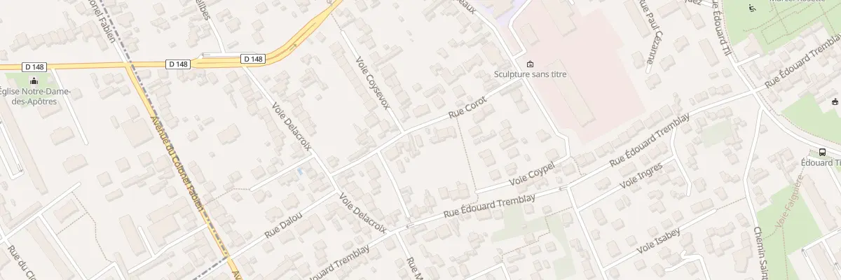 Plan du 23 Rue Corot à Vitry-sur-Seine