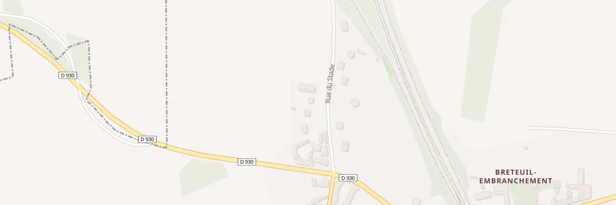 Plan du 11 Rue du Stade à Bacouël