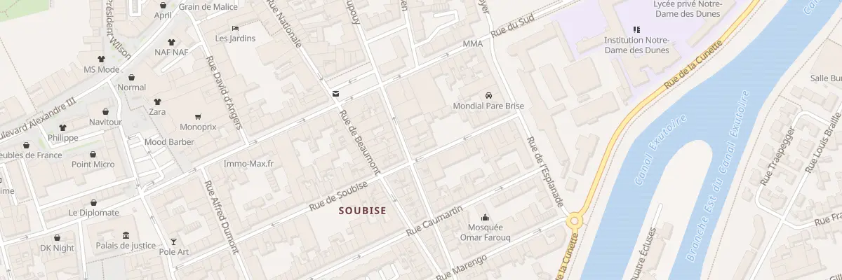 Plan du 9B Rue de Sechelles à Dunkerque