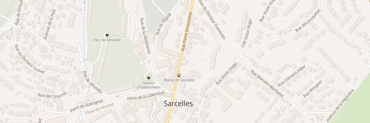 Plan du 126 Rue Pierre Brossolette à Sarcelles