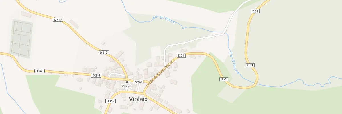 Plan du 5 Rte de Saint-désiré à Viplaix