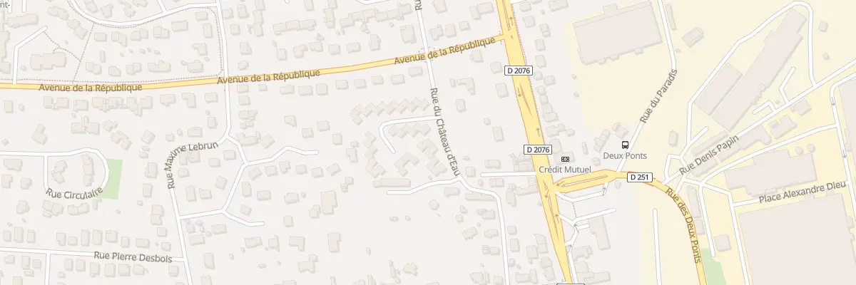 Plan du 18 Rue du Château d’Eau à Saint-Doulchard