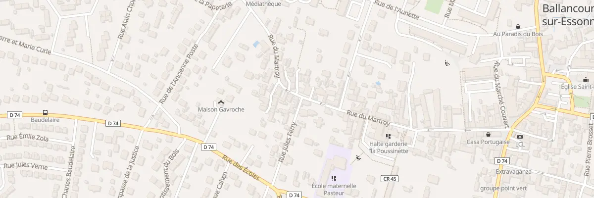 Plan du 45 Rue du Martroy à Ballancourt-sur-Essonne