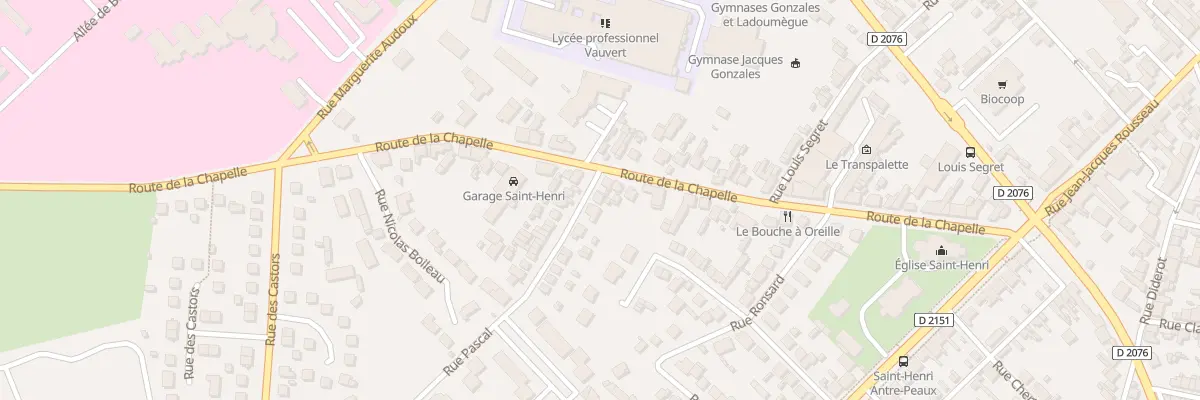 Plan du 3 Rue Pascal à Bourges