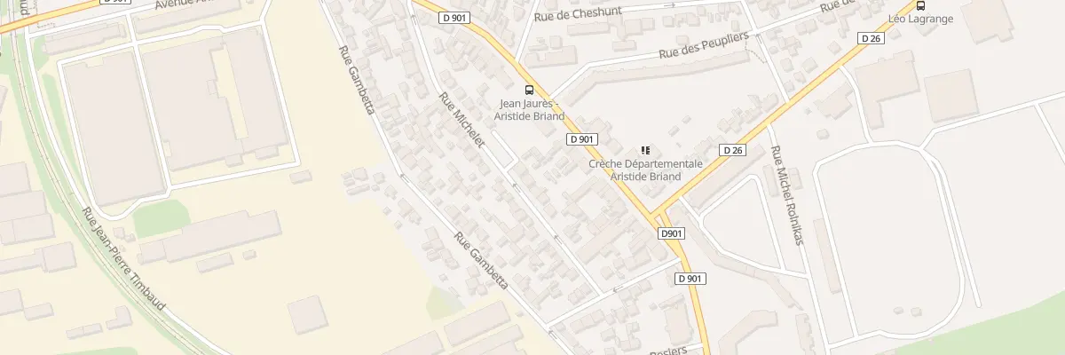 Plan du 20 Rue Michelet à Stains