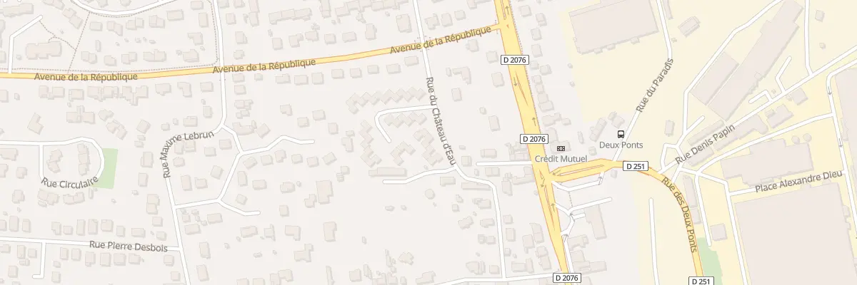 Plan du 16 Rue du Château d’Eau à Saint-Doulchard