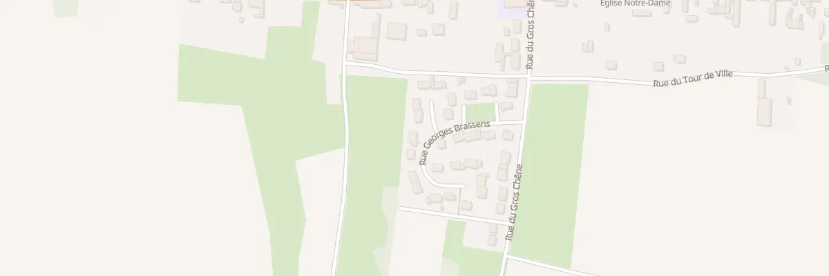 Plan du 20 Rue Georges Brassens à Fournival