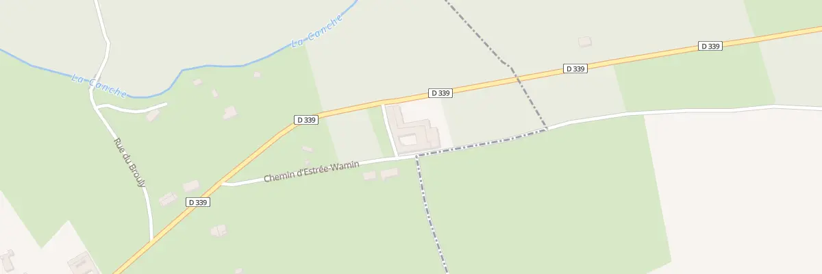 Plan du 3 Che d’Estree Wamin à Rebreuviette