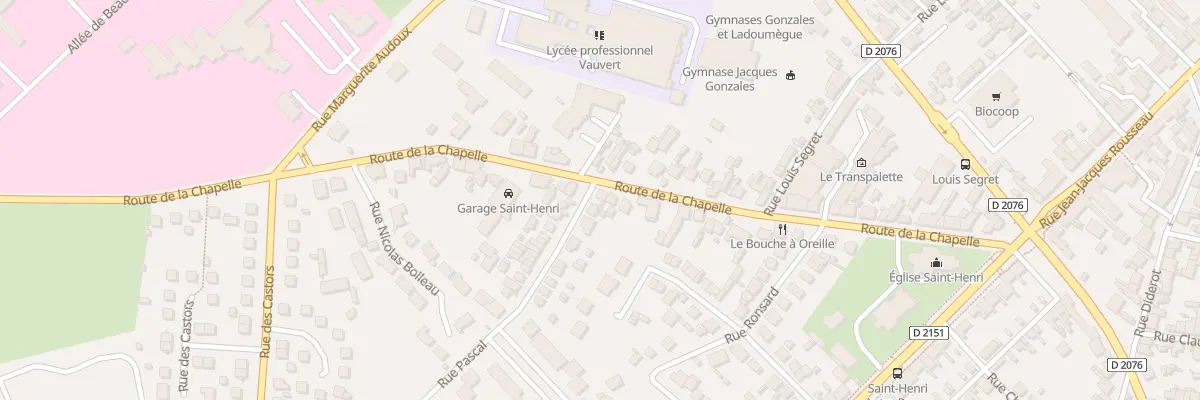 Plan du 1 Rue Pascal à Bourges